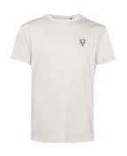 camiseta de algodon organico modelo brote color beige whattii pecho