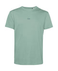 camiseta de algodon organico modelo elemento aire color verde whattii pecho