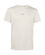 camiseta de algodon organico modelo elemento tierra color beige whattii pecho