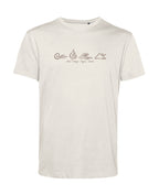 camiseta de algodon organico modelo energia tierra color beige whattii pecho
