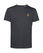 camiseta de algodon organico modelo llama color gris whattii pecho