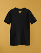 camiseta de algodon organico modelo it's o'clock color negro whattii espalda