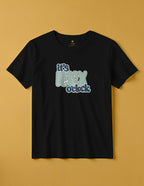 camiseta de algodon organico modelo relax color negro whattii pecho