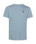 camiseta de algodon organico modelo ola color azul whattii pecho