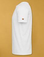 camiseta de algodon organico modelo salmorejo color blanco whattii manga